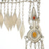 Antique Turkoman head dress ornament silver, cornelian, 46 x 59 cms - The Nomads Tent
